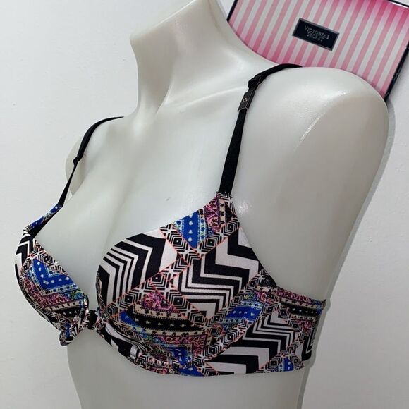 🔥VICTORIA SECRET BRA very sexy lightly lined plunge SZ 32C New - Picture 3 of 5